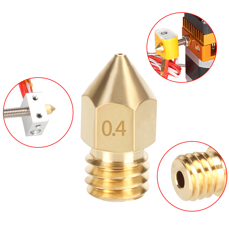 MK8 Brass Nozzle 0.2/0.3/0.35/ - огляд і ціна Direct Drive Extruder