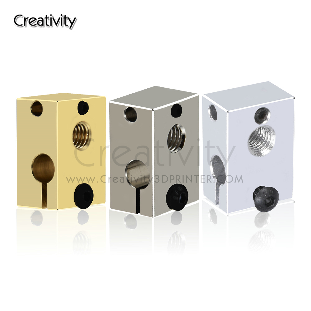 V6 PT100 Heater Block Plated C - огляд і ціна Direct Drive Extruder