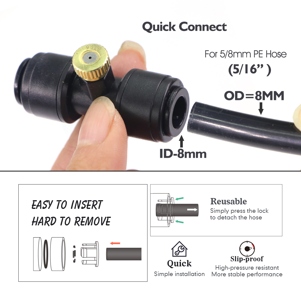 0.1-1mm Brass Spray Nozzle W/T - огляд і ціна Nozzle Brass