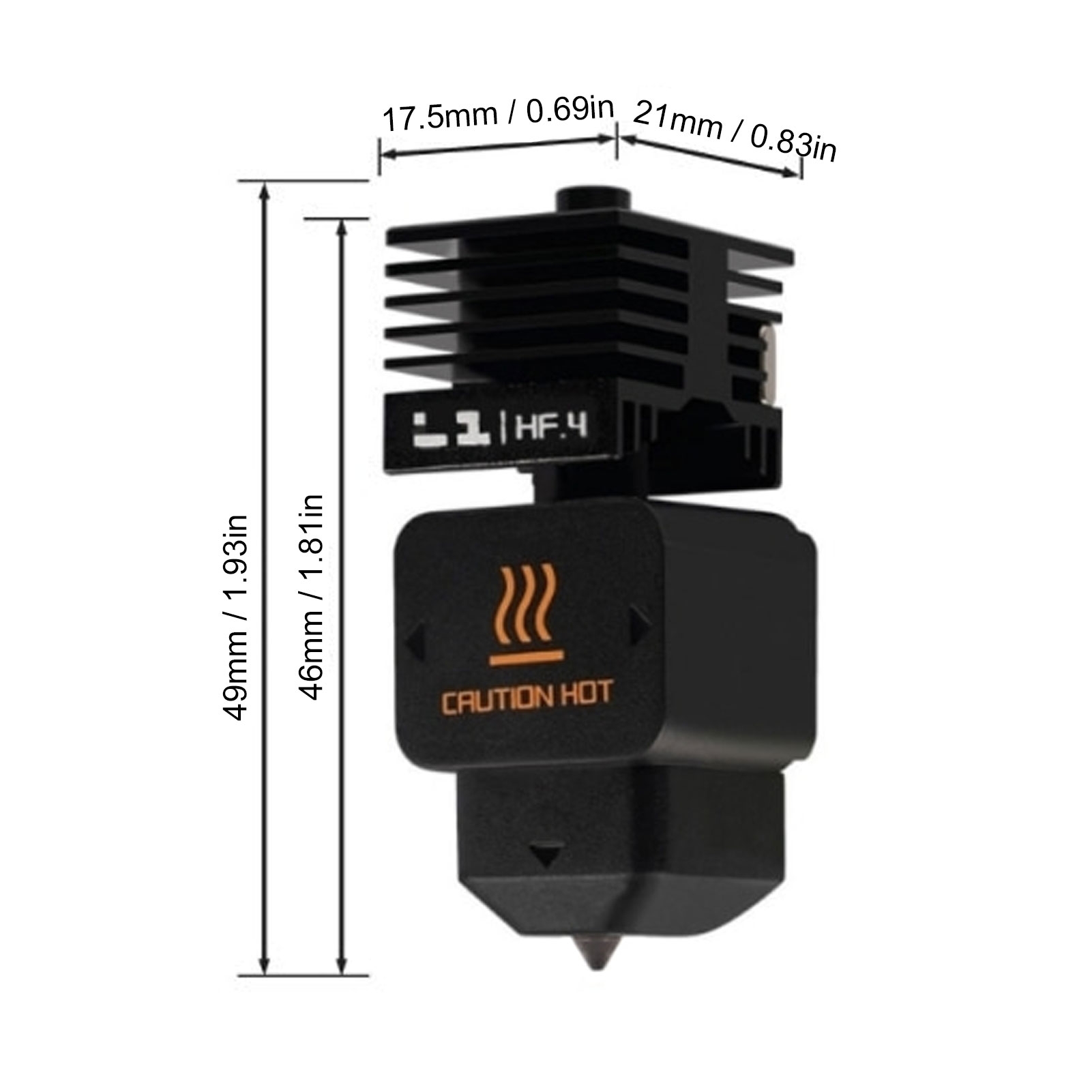 E5 High Flow Hotend Replacemen - огляд і ціна Hotend 0.4Mm