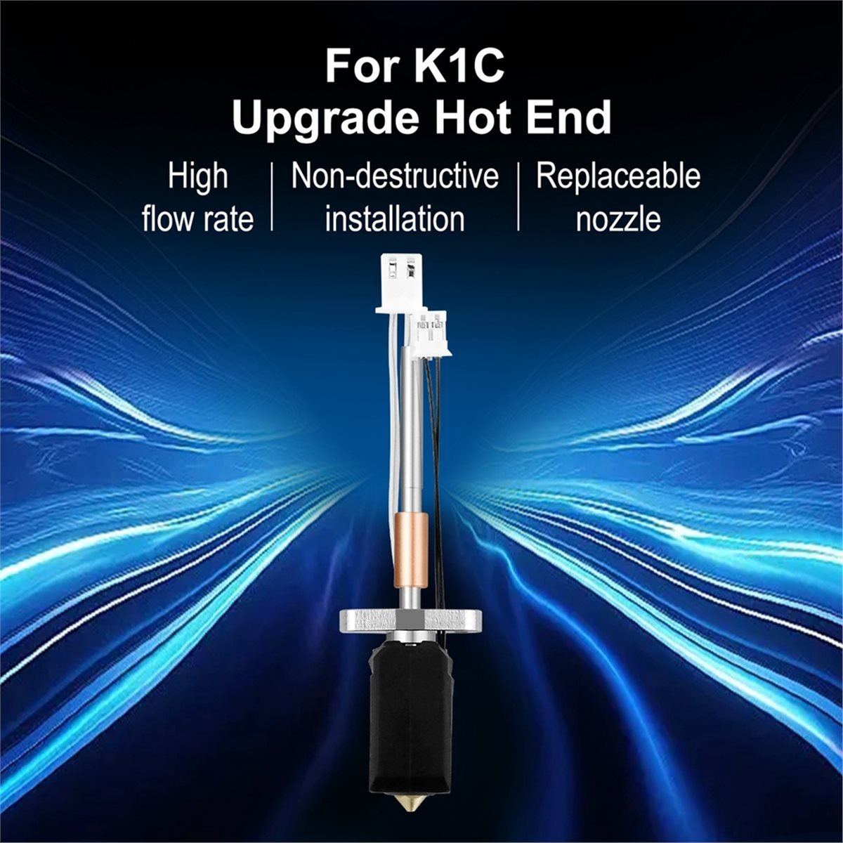 Upgrade Hotend Kit for K1C Hot - огляд і ціна Hotend 0.4Mm