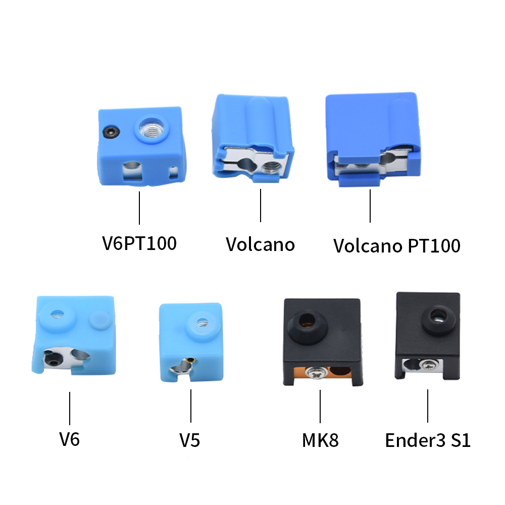 3/5/10pcs Hotend Silicone Sock - огляд і ціна Direct Drive Extruder