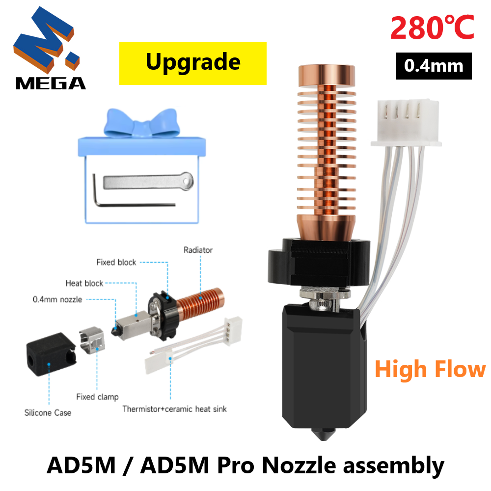 Upgrade For Flashforge Adventu - огляд і ціна Hotend 0.4Mm